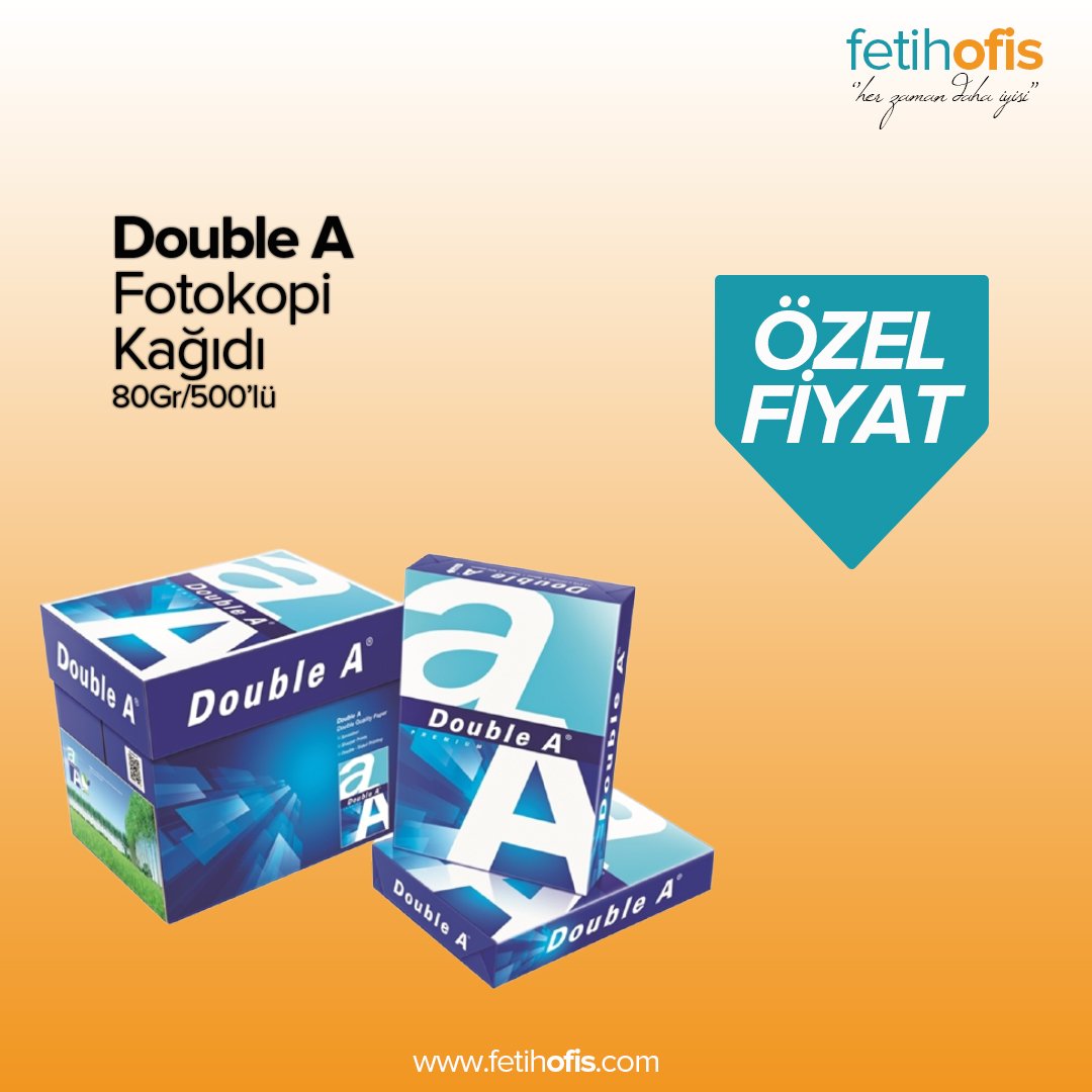 Double A Premium A-4 Fotokopi Kağıdı 80 gr